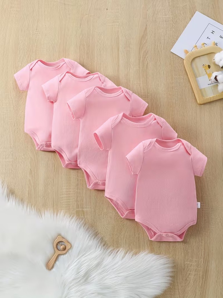 Conjunto de 5 bodies para recém-nascido